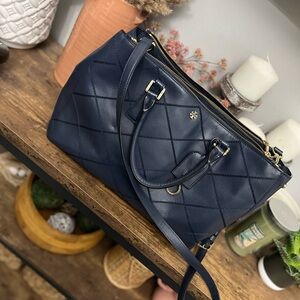 Tory Burch Robinson double stitch tote